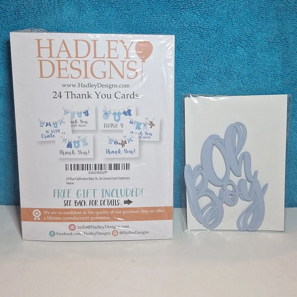 24 Count Baby Shower Thank You Cards, 6 Count 